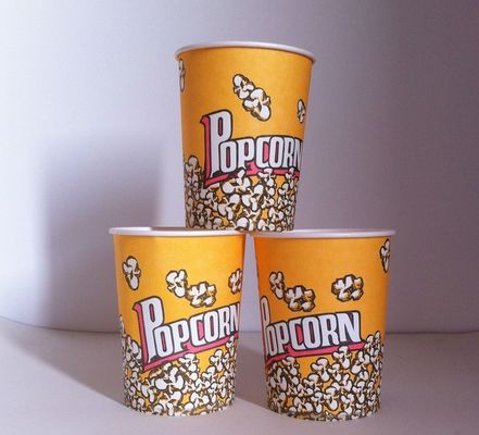 Κίνα Eco - φιλικοί ανακυκλωμένοι Popcorn εγγράφου κάδοι με την προσαρμοσμένη εκτύπωση 46oz 1340ml προμηθευτής