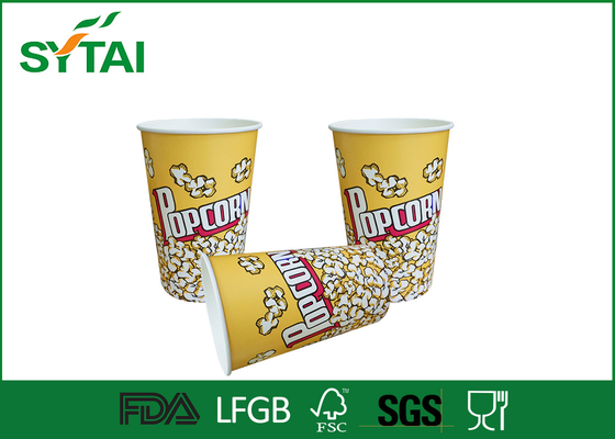 Κίνα Οικολογικές 32 ουγκιές Χαρτί Popcorn Κουβάδες / Ποπ κορν Κύπελλα με Offset ή Flexo εκτύπωση προμηθευτής