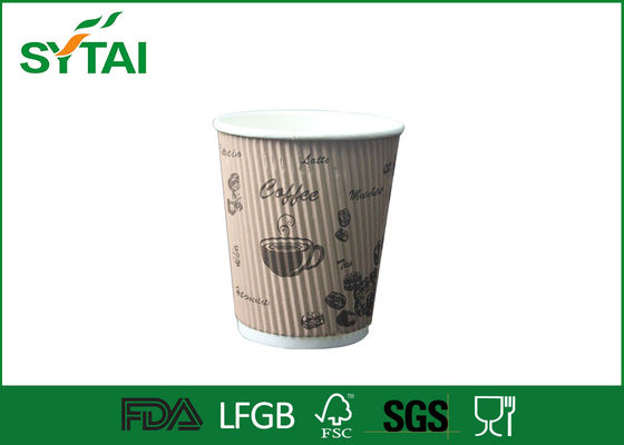 Κίνα 12 ουγκιά 400ml Βιοαποδομήσιμων οικολογικού φιλικό καφέ Ripple Χαρτί Κύπελλο / Κύπελλα Μικρό Βιβλίο προμηθευτής