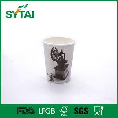 Κίνα Το PE έντυσε τα καυτά φλυτζάνια εγγράφου τοίχων ποτών ενιαία για τον καφέ/το τσάι, σχέδιο συνήθειας προμηθευτής