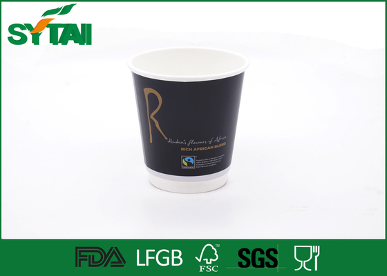 Κίνα Διπλοτειχισμένο προϊόν μίας χρήσης φλυτζανιών φλυτζανιών εγγράφου υγείας/καφές με τα καπάκια, SGS πρότυπα FDA προμηθευτής