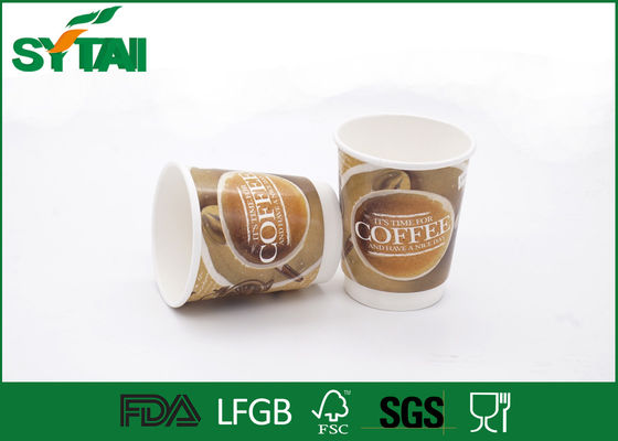 Κίνα 12 Oz Eco - φιλικό διπλοτειχισμένο προϊόν μίας χρήσης φλυτζανιών εγγράφου για τον καφέ/το τσάι, εκτύπωση όφσετ προμηθευτής