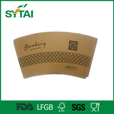 Κίνα Προσαρμοσμένοι ανεμιστήρας/φύλλο φλυτζανιών εγγράφου FDA SGS με το λογότυπο που τυπώνεται, πορτοκαλί χρώμα προμηθευτής