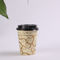 12 ουγκιές λογότυπο τυπωμένα μονού τοιχώματος Κύπελλα Βιβλίο για ζεστά ροφήματα, μιας χρήσης Καφές Κούπες με καπάκι προμηθευτής