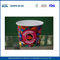 9 ουγκιά λογότυπο τυπωμένα Διπλό PE Μίας Βιβλίο Παγωτό Κύπελλα / Γιαούρτι Κύπελλα με καπάκια προμηθευτής