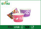 12oz τυπωμένα λογότυπο φλυτζάνια εγγράφου παγωτού γιαουρτιού με τα καπάκια, FDA προμηθευτής