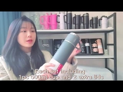 θερμός ταξιδιού με 2 φλιτζάνια