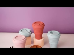 Μεγάλο κύπελλο σιλικόνης 2000ml χωρίς BPA, ανθεκτικό στο κρύο ποτό πολλαπλών χρήσεων