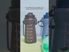 Χωρίς BPA 2000ml Αθλητικό γυμναστήριο Ταξίδι Σιλικόνιο Δισκοπότηρο Προσαρμόσιμα χρώματα