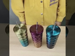 Στροφή σε 304 καφέ κενό απομονωμένα φλιτζάνια 400 ml διαρροή απόδειξη